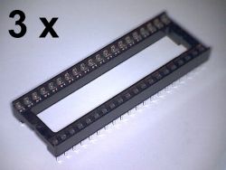 3 Stck IC-Fassung 40-polig